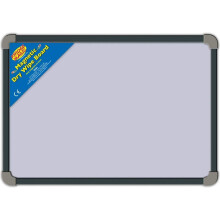 Fridgemagic A3 Dry Wipe Magnetic Wipe-Clean Board – 397 x 322 mm, Rigid Magnetic Board with Toughened Plastic Edges