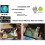 Exerz 32cm Relief Illuminated AR GLOBE with Cable Free LED Light- Physical/Political Dual Map- Augmented Reality App iOS Android - Light Up Globe 3