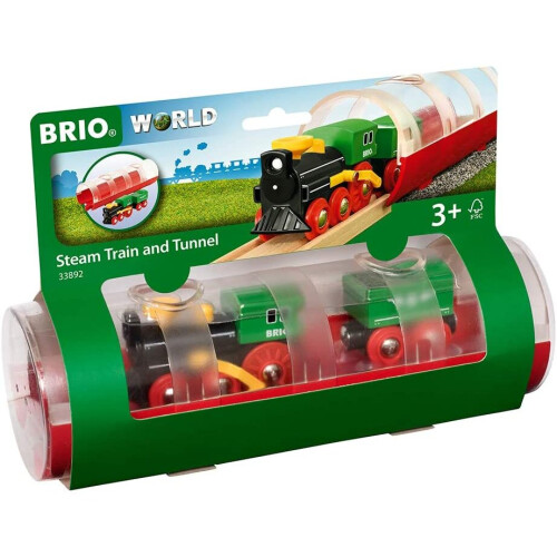 Brio BRIO World - Tunnel et train     vapeur 1