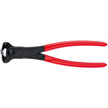 KNIPEX 68 01 200 EAN End Cutting Nipper black atramentized plastic coated 200 mm