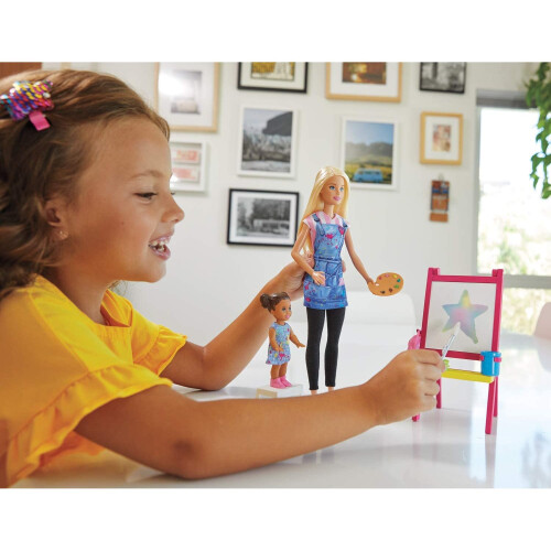 Barbie Poup   e Barbie GJM29 Professeur d'Art 2