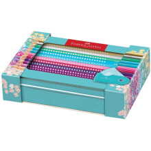 Faber-Castell Sparkle Colour Pencils - 20-Colour Set with Mini Eraser