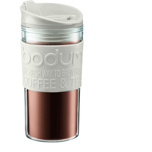 Bodum Bodum Caffettiera Cafetiere, plastic, Blanc, Transparent, 0.35 L
