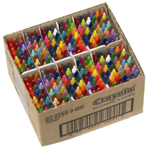 Crayola Crayola 288 Assorted Crayons Classpack, 72 colours
