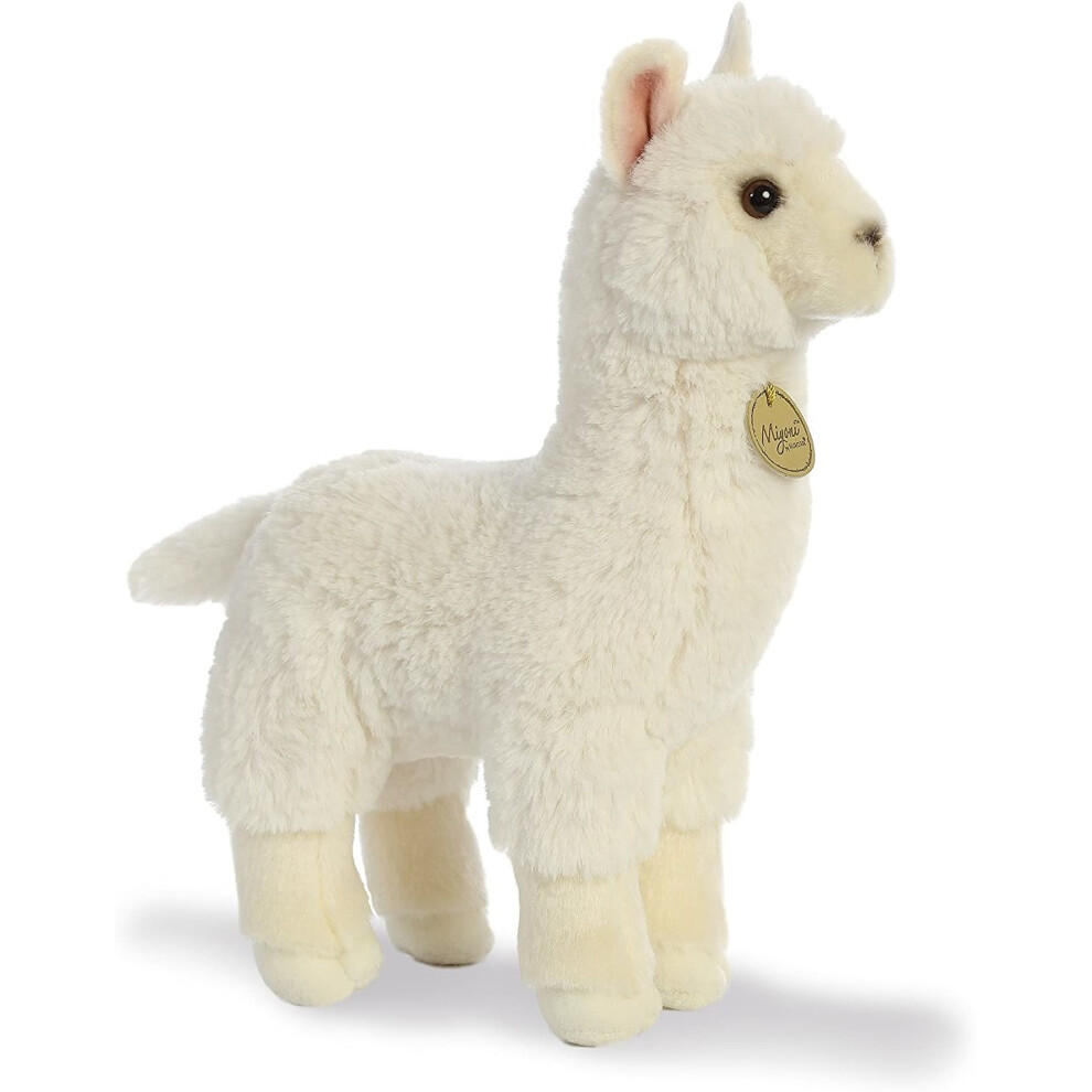 AURORA, 26329, MiYoni Alpaca, 10In, Soft Toy, White