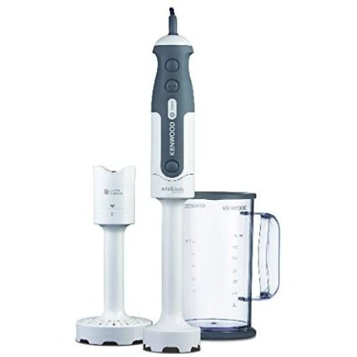 Kenwood Triblade System Hand Blender, Mixer with Antisplash, Masher Attachment and 0.75 Litre