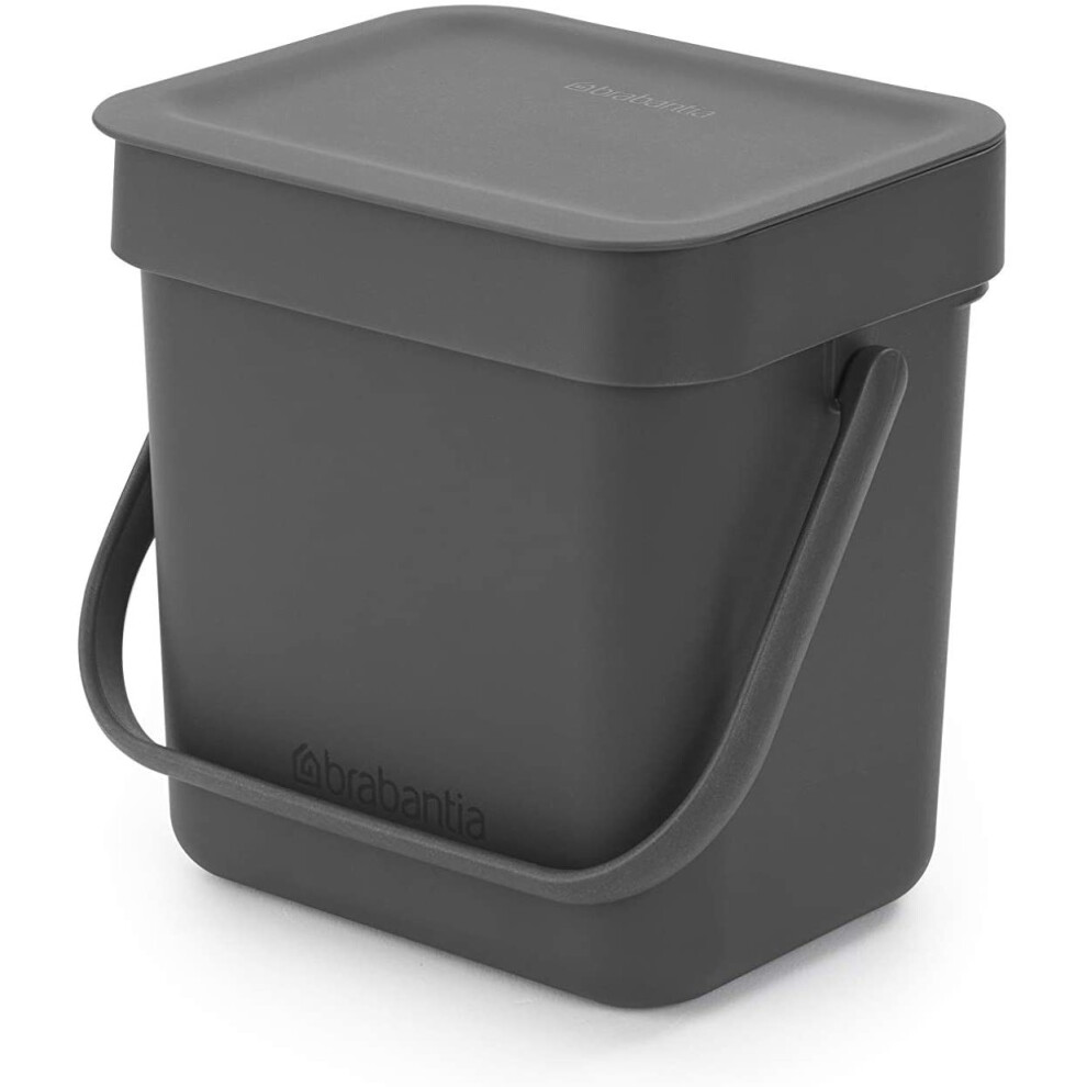 Brabantia Food Waste Caddy, Grey, Small