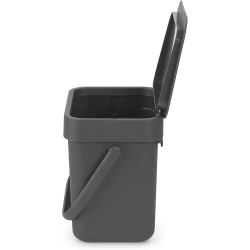 Brabantia Brabantia Food Waste Caddy, Grey, Small 2