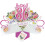 Second Nature Female 80th Birthday Pop Up Card with Flowers 1