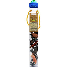Safari Ltd. Oskori let TOOB 12 figura: Barlanglak Barlangasszony Vulkn Mamut Doedicurus Smilodon Laza dinoszauruszok Oktat jtkfigurk fikn