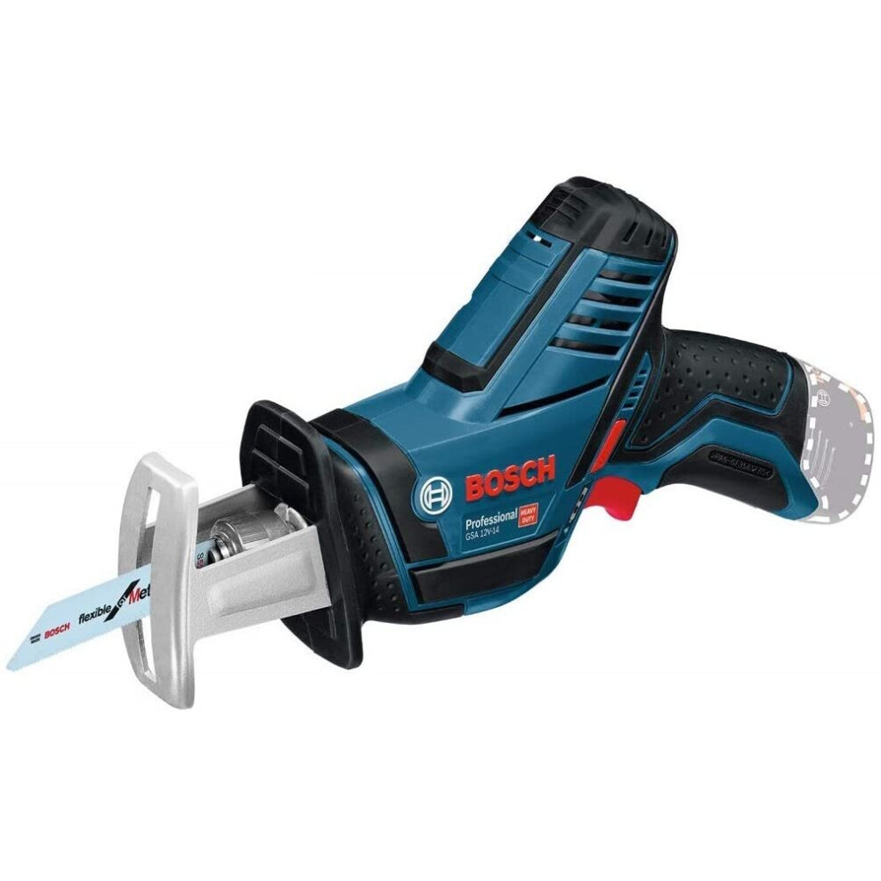 Bosch Professional GSA 12 V-14 Cordless Sabre Reciprocating Saw (Without Battery and Charger) - Carton