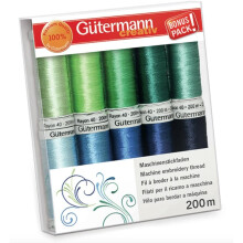 Gutermann Thread Set, Multi-Colour, 200m