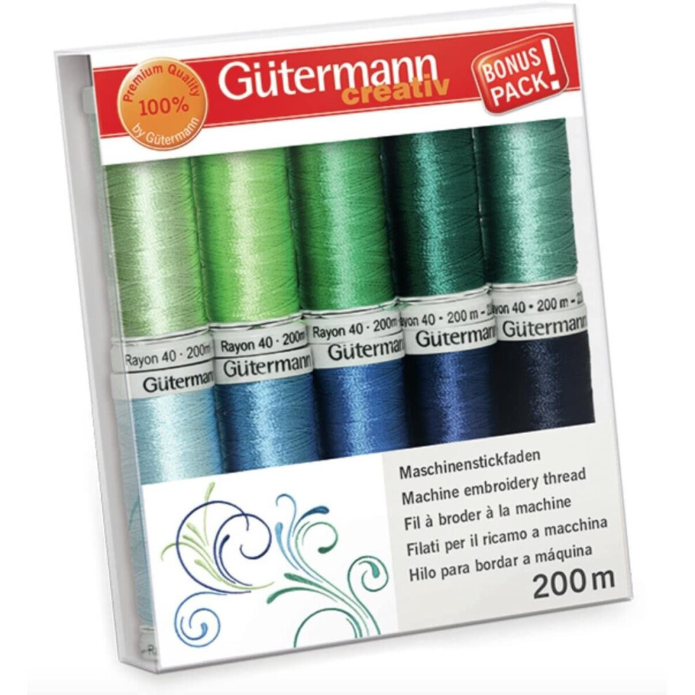 Gutermann Thread Set, Multi-Colour, 200m