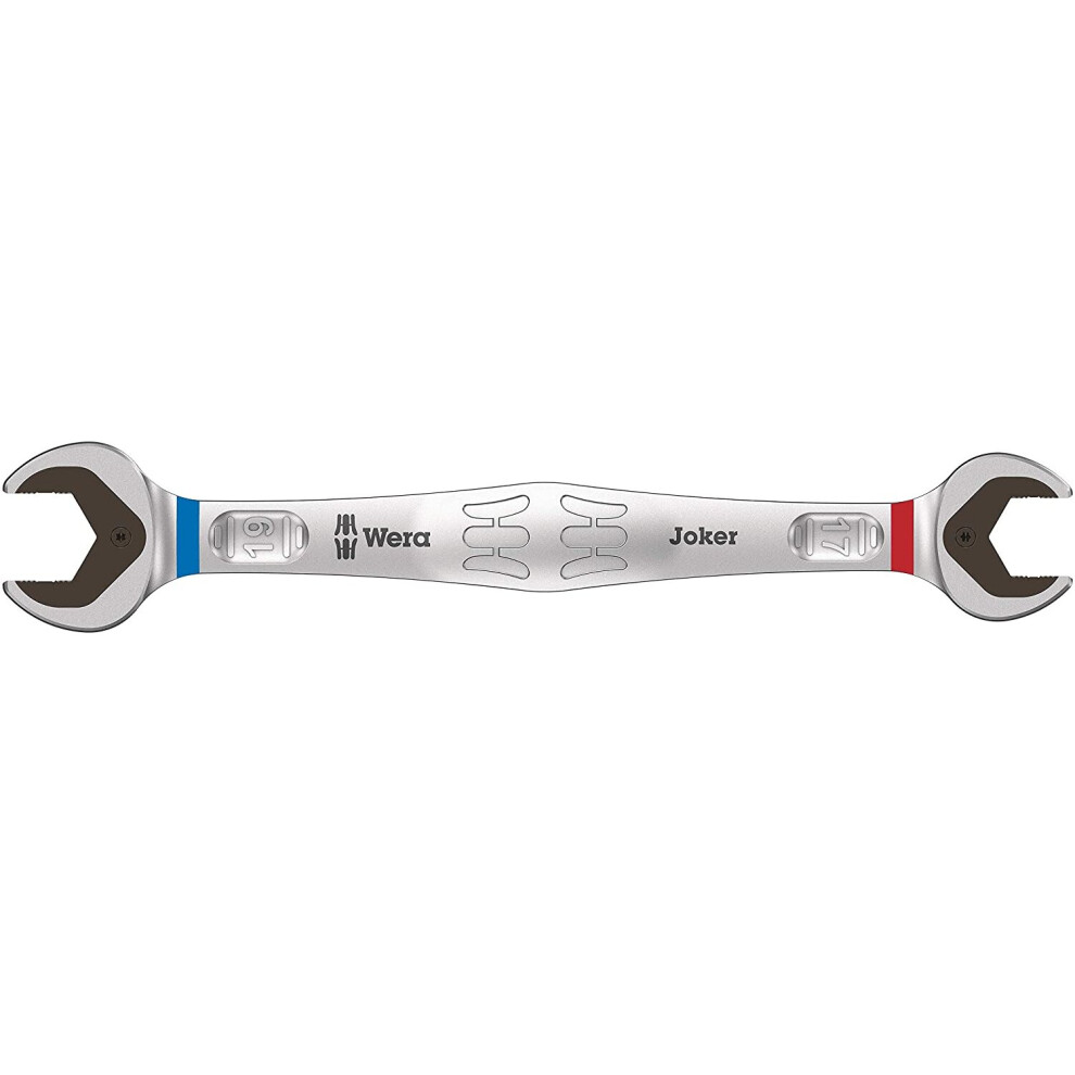 Wera Joker Double Open-End Spanner, 17/19 mm, 05003765001