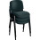 Office Hippo Heavy Duty Stackable Reception Chair, Black Frame, Fabric, Charcoal 6