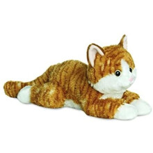 AURORA, Flopsies, Chester, 31456, 12 inches, Cuddly Toy, Tabby Cat, Ginger and White - Plush Soft Toy
