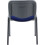 Office Hippo Heavy Duty Stackable Reception Chair, Black Frame, Fabric, Royal Blue 2