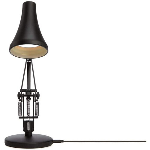 Anglepoise Anglepoise 90 Mini, Anodised brushed aluminium finish, Carbon Black 2