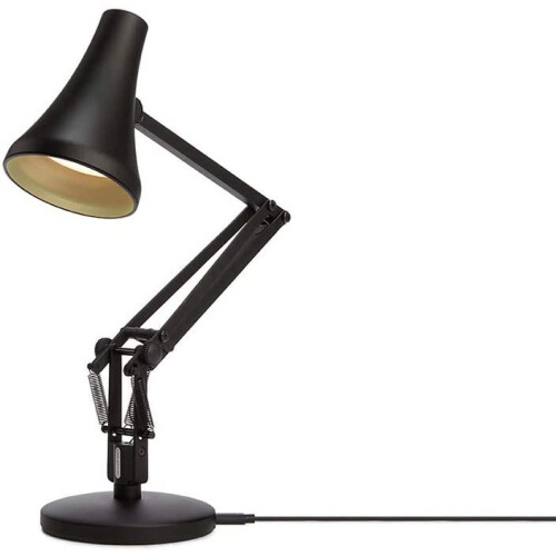 Anglepoise Anglepoise 90 Mini, Anodised brushed aluminium finish, Carbon Black 1