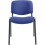 Office Hippo Heavy Duty Stackable Reception Chair, Black Frame, Fabric, Royal Blue 4