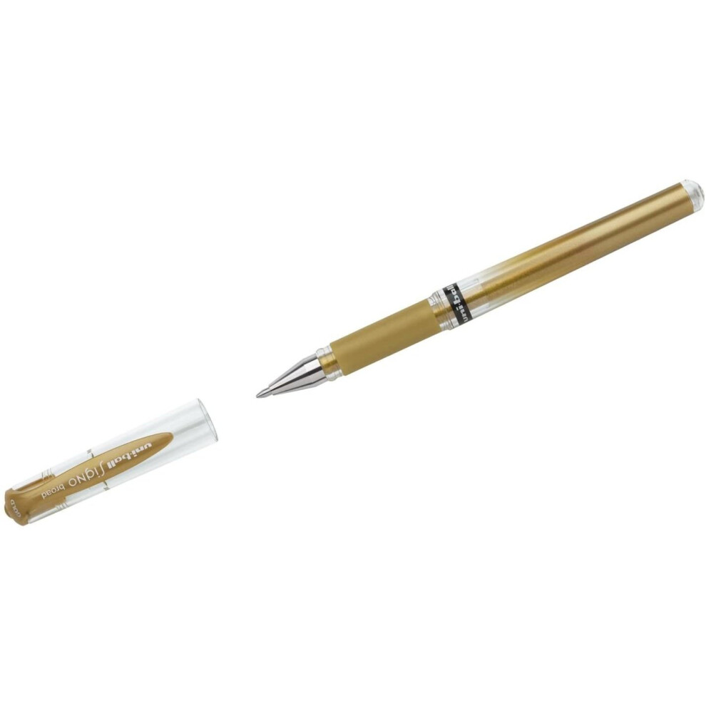 Uni-Ball Gold Um-153 Signo Broad Gel Pen - Image 3