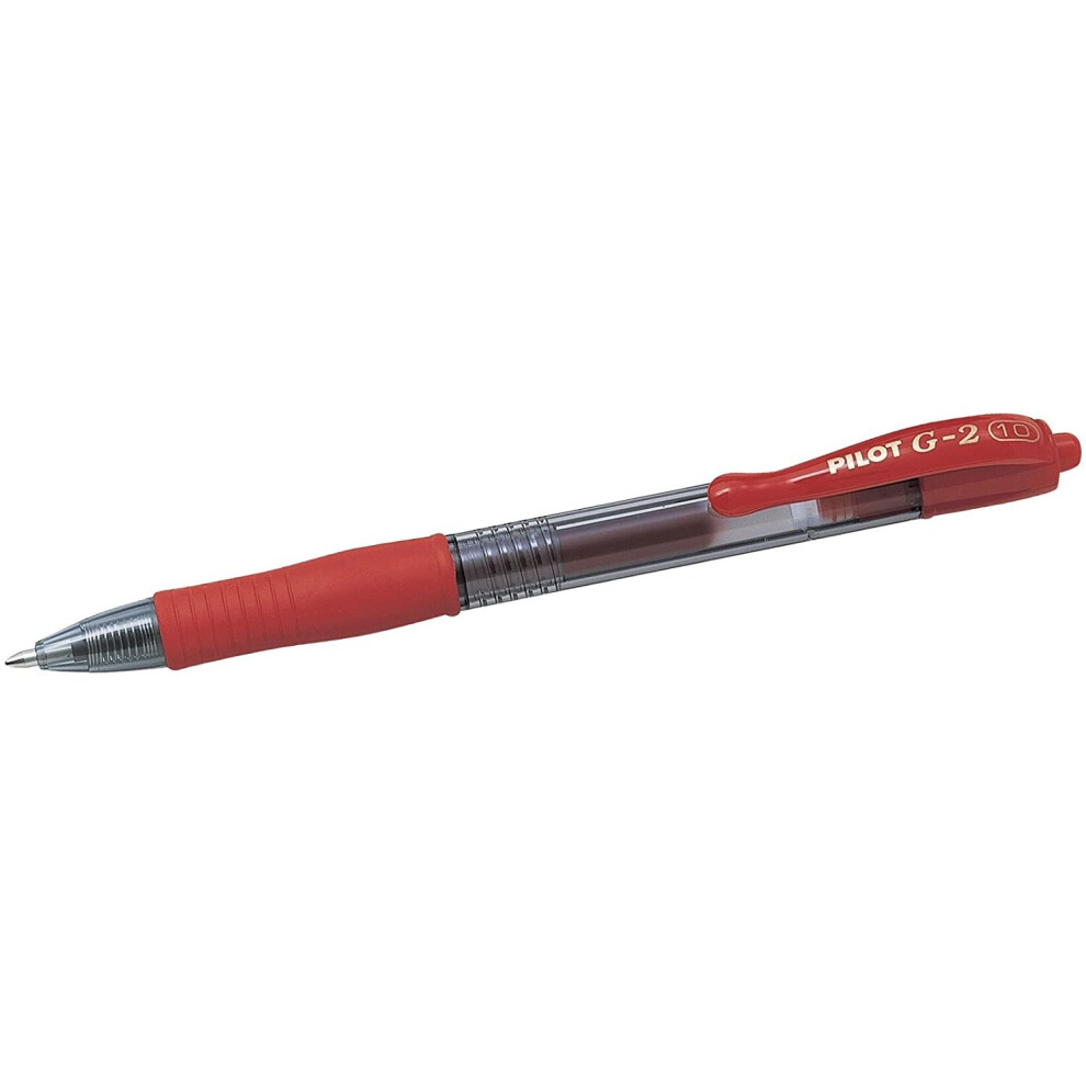 Pilot G210 Retractable Gel Rollerball 1.0 mm (Box of 12) - Red