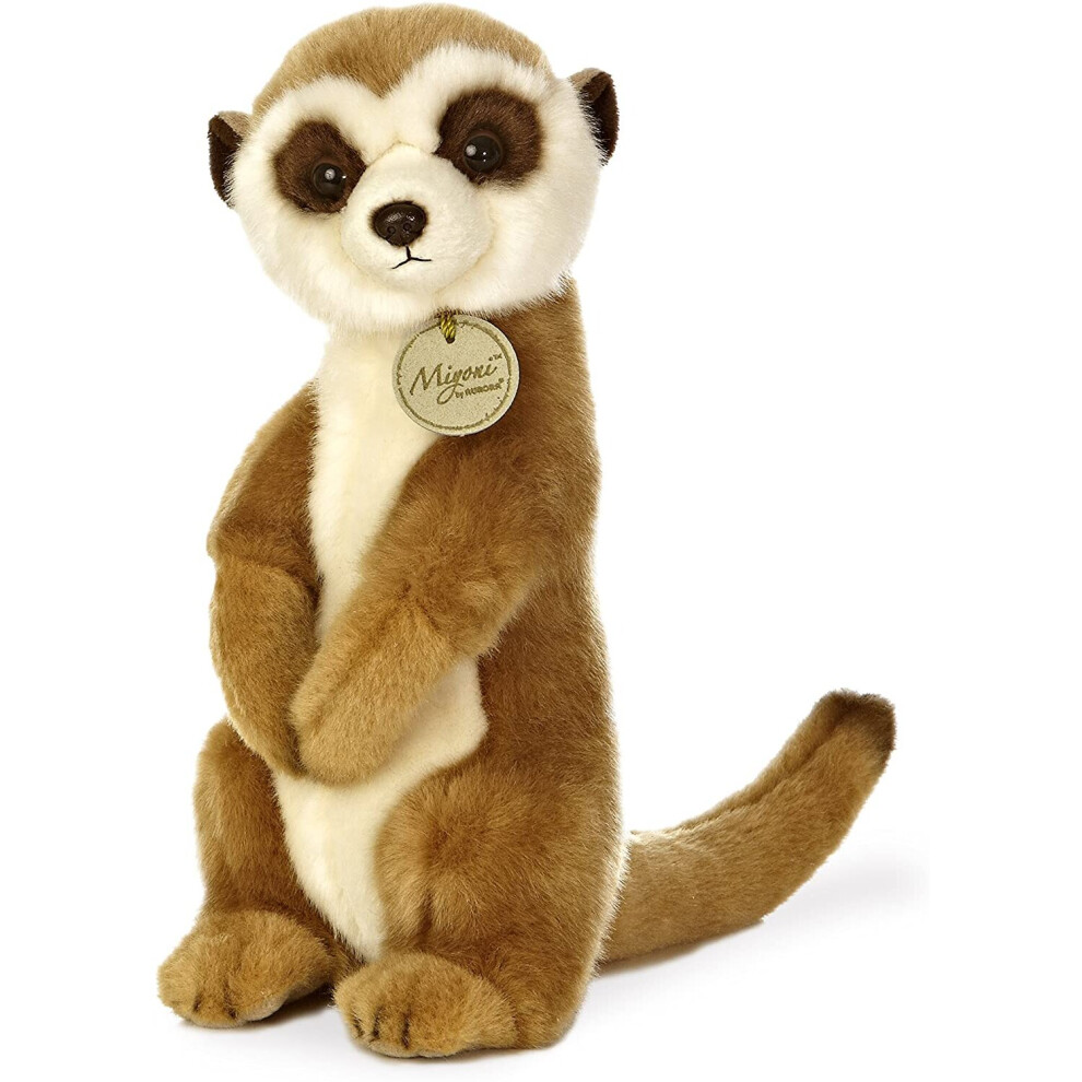 Aurora World Aurora, 26228, Miyoni Meerkat, 10In, Soft Toy, And Brown/White