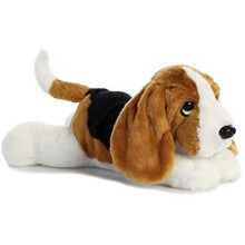 Aurora, Flopsies, Bassett Hound, Soft, 31567 12inches, Cuddly Toy, Multi-Colour - Plush Soft Toy