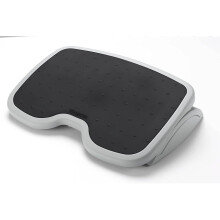 Kensington Adjustable Ergonomic Foot Rest - SoleMate under desk foot rest for improved posture, siatica and orthopedic relief - Grey/Black (56145)