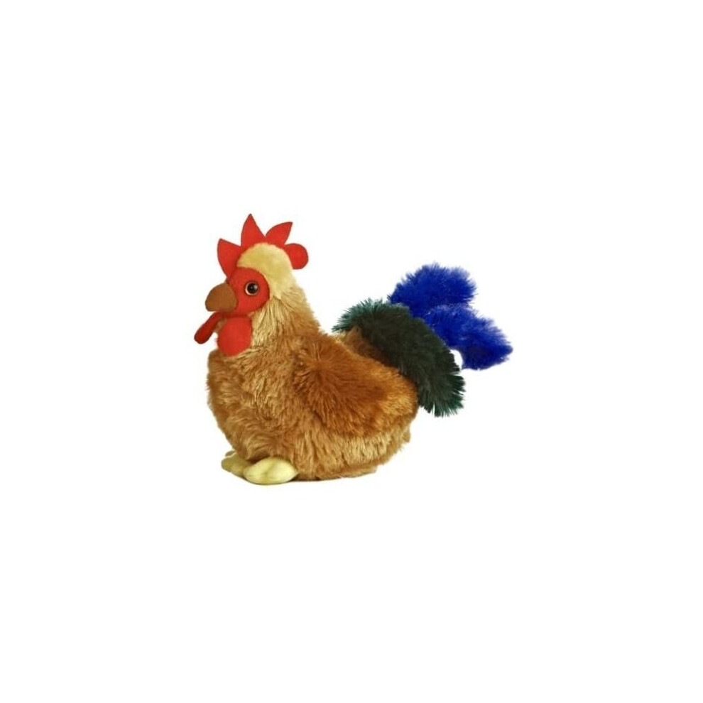 AURORA World 31305 Mini Flopsies Cockerel, Stuffed Plush Toy, Multi-Colour