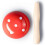 Prym Prym Darning Mushroom, Wood, Red, 60mm 2