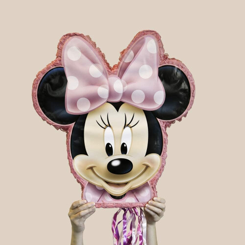 Unique Party 66319 - Disney Minnie Mouse Pinata, Shaped Pull String 1