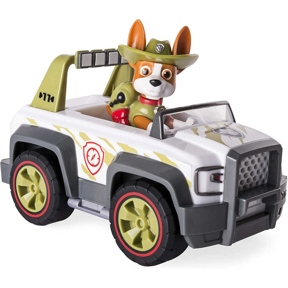 Paw Patrol Tracker Jungle Cruiser Vehicle and Figure