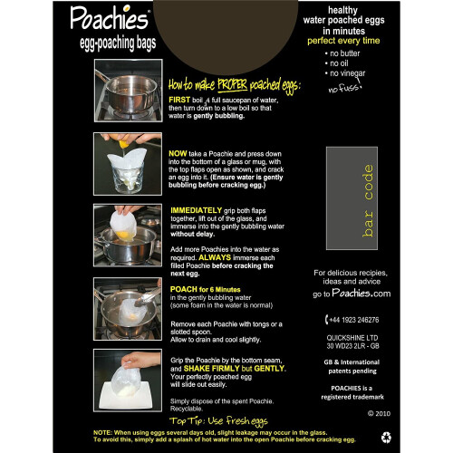 20 Poachies Egg-Poaching Bags 2