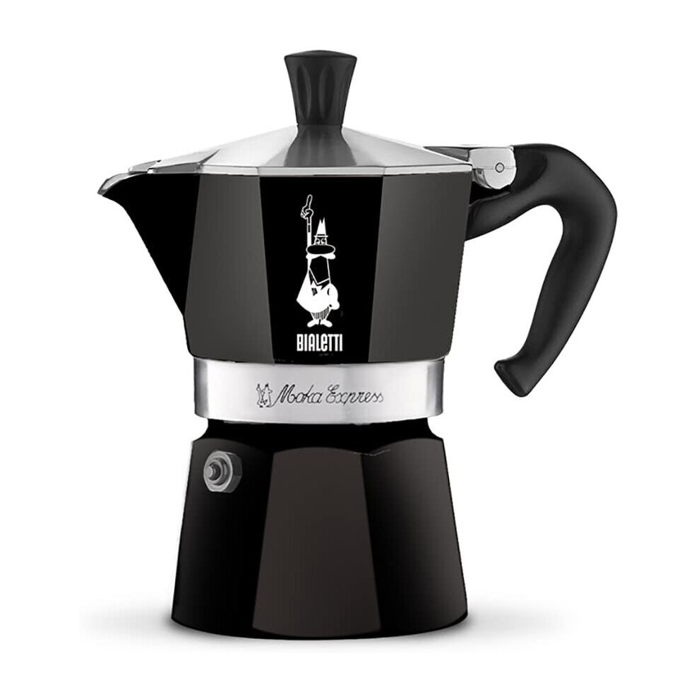 Bialetti Black CD CafetiÃ¨re Moka Express 1tz, Aluminium