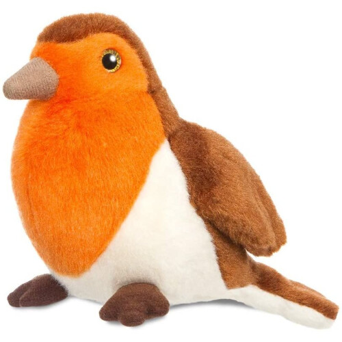 Aurora World AURORA Mini Flopsies Robin 8In 61007 Multi-coloured - Plush Soft Toy