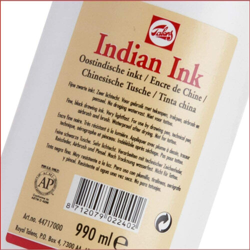 Kiinalainen muste 990mL - Talens 2
