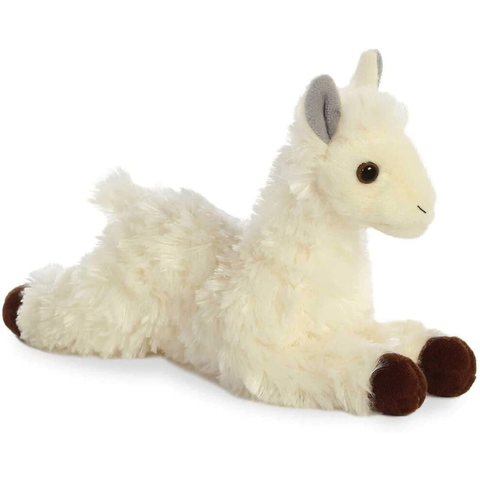 AURORA, Mini Flopsies, Soft, 31744, Cuddly Llama Toy, White