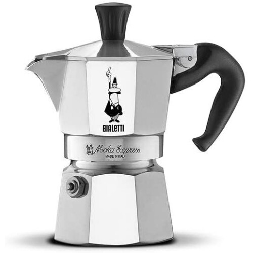 Bialetti Bialetti Moka Express Aluminium Stovetop Coffee Maker (1 Cup)