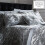 Catherine Lansfield Catherine Lansfield Crushed Velvet Bedspread Silver, 220x220cm 5