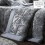 Catherine Lansfield Catherine Lansfield Crushed Velvet Bedspread Silver, 220x220cm 1
