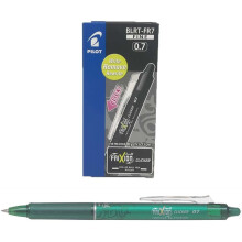 Pilot Frixion Clicker Retractable Erasable Rollerball 0.7 mm Tip - Green, Box of 12