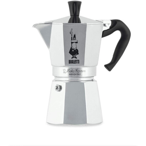 Bialetti Bialetti Moka Express Aluminium Stovetop Coffee Maker (6 Cup)