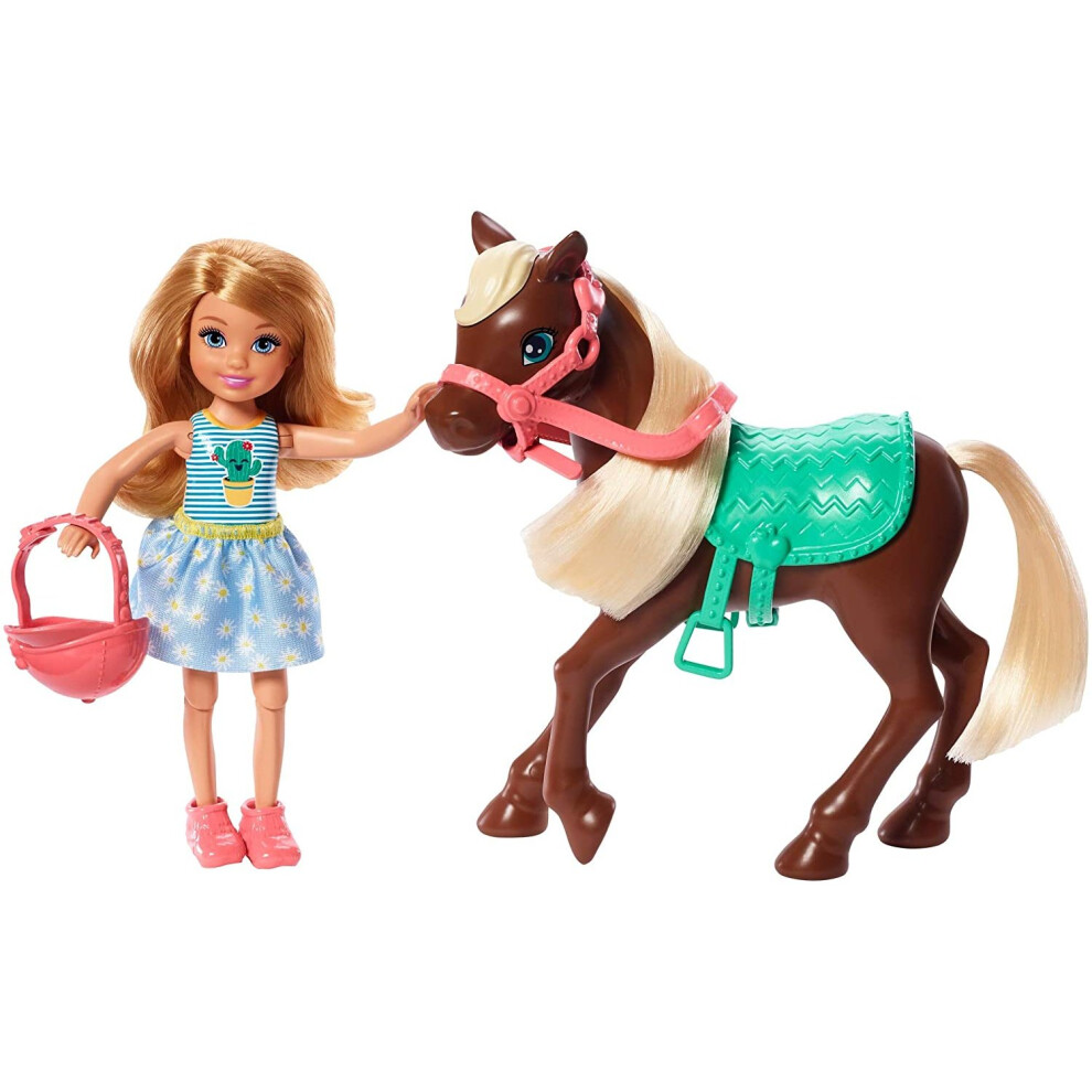 Barbie Ghv78 Club Chelsea Doll And Pony