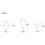 Umbra Umbra Prisma Wall Decor, Brass, Set of 6 2