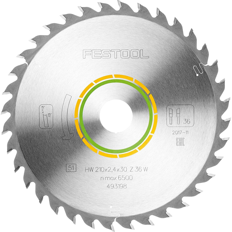 Festool Universal Saw Blade 210 X 2.4 X 30 W36