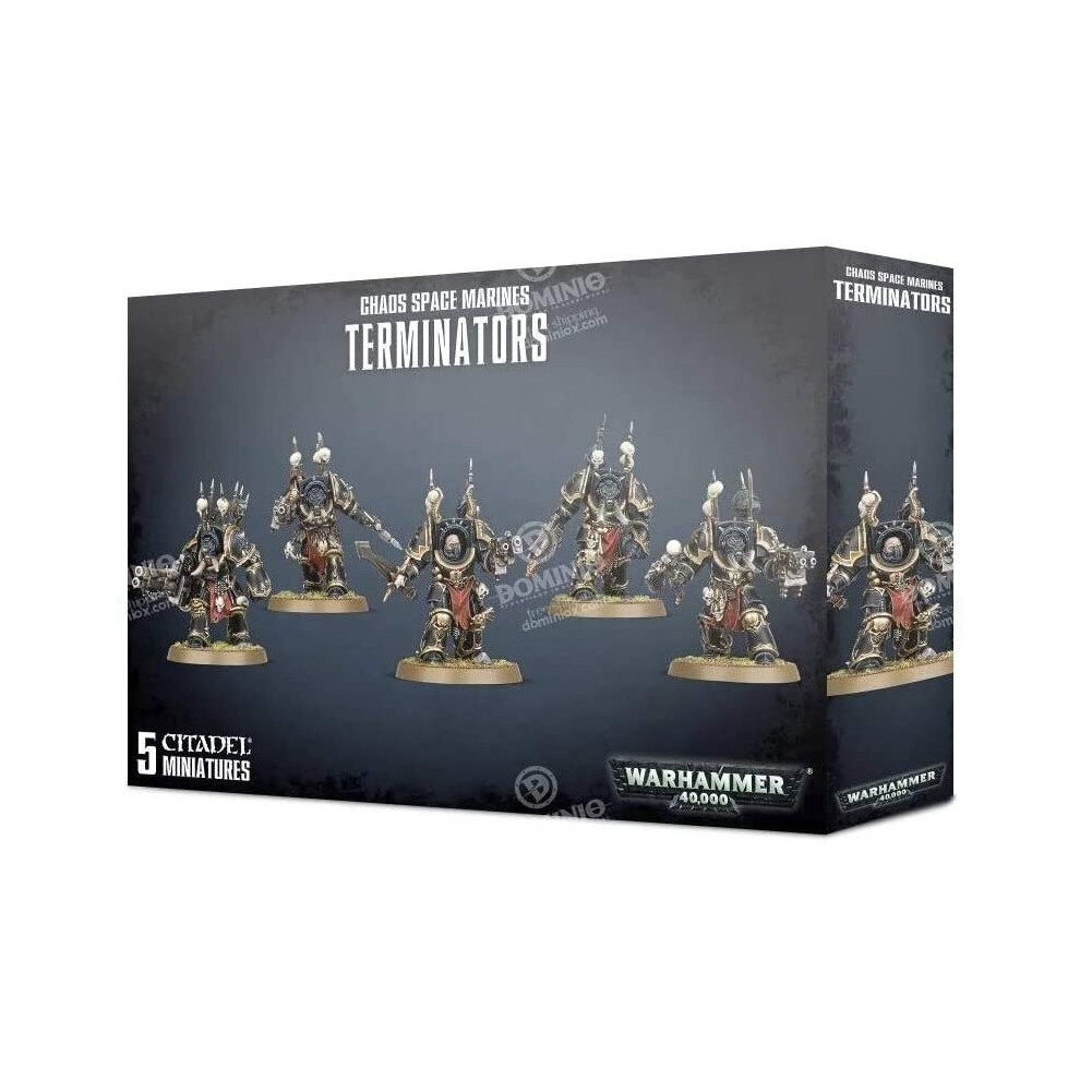 Warhammer 40k Games Workshop Chaos Space Marines Terminators