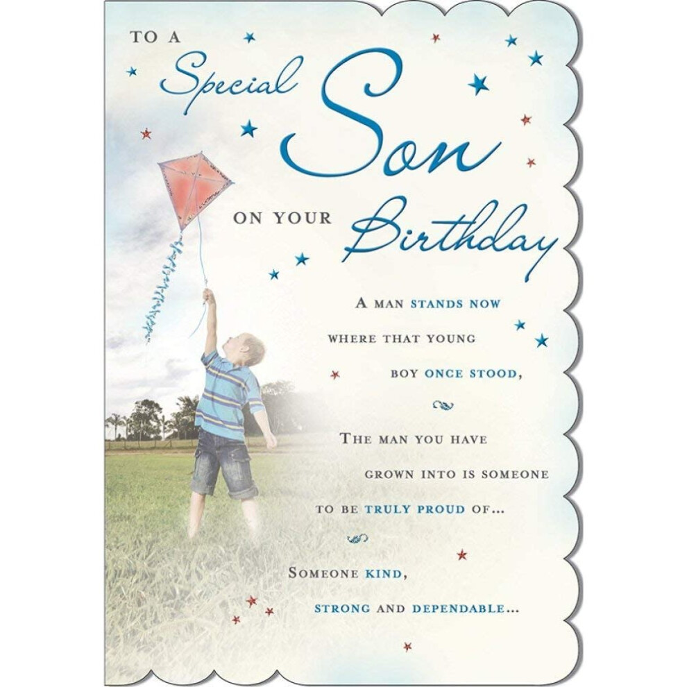 Birthday Card Son - 9 x 6 inches - Regal Publishing