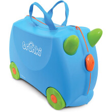 Trunki Childrenâs Ride-On Suitcase & Kid's Hand Luggage: Terrance (Blue)