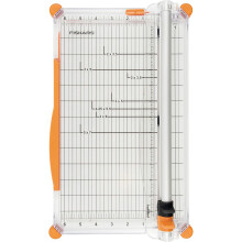 Fiskars Personal SureCut Plus Paper Trimmer 30 cm - A4, With Cutting Line Guide, Including 1 Scoring Blade & 1 Cutting Blade, 1020504